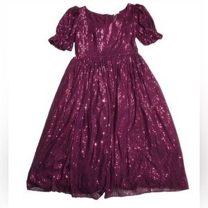 Ivy City Co. Clara In Plum Sequin Dress Size 3X